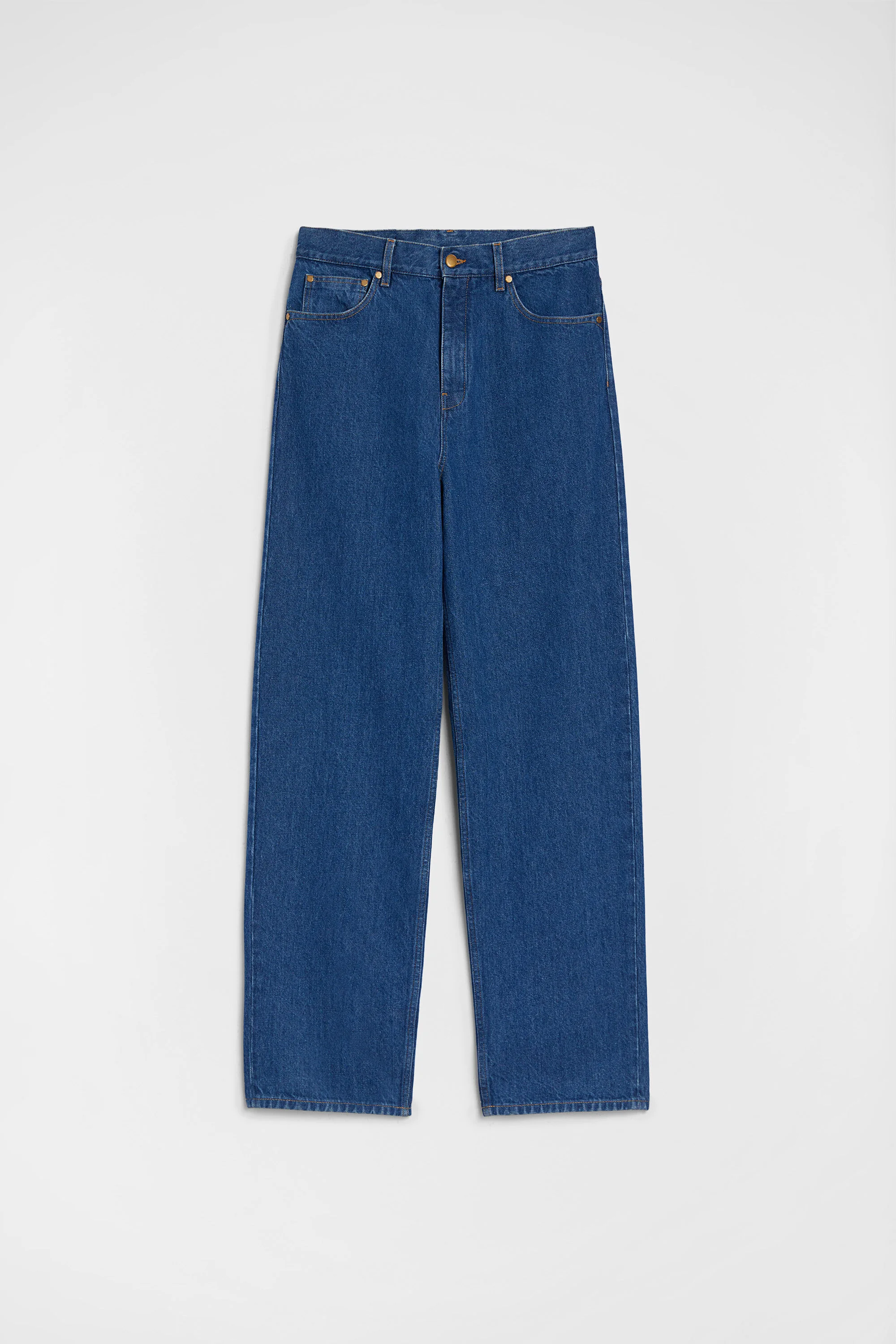 Loose Denim Trousers - 1
