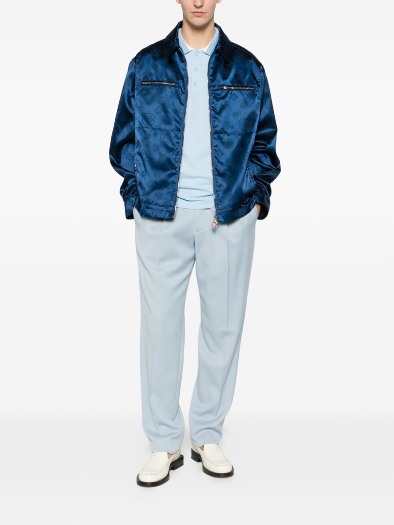 CASABLANCA patterned zip jacket outlook