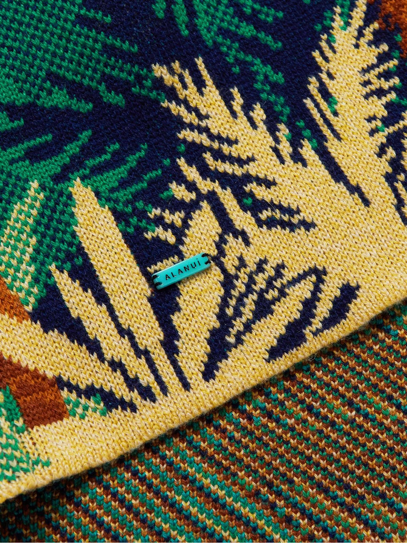 Natural Sanctuary Cashmere-Jacquard Cardigan 3