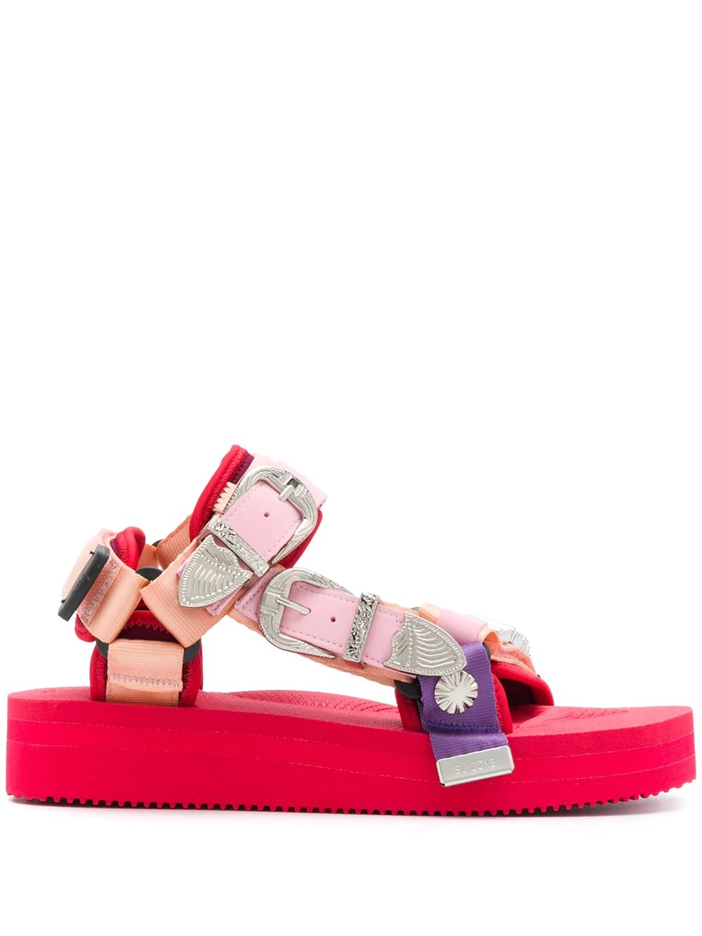 side buckle sandals - 1