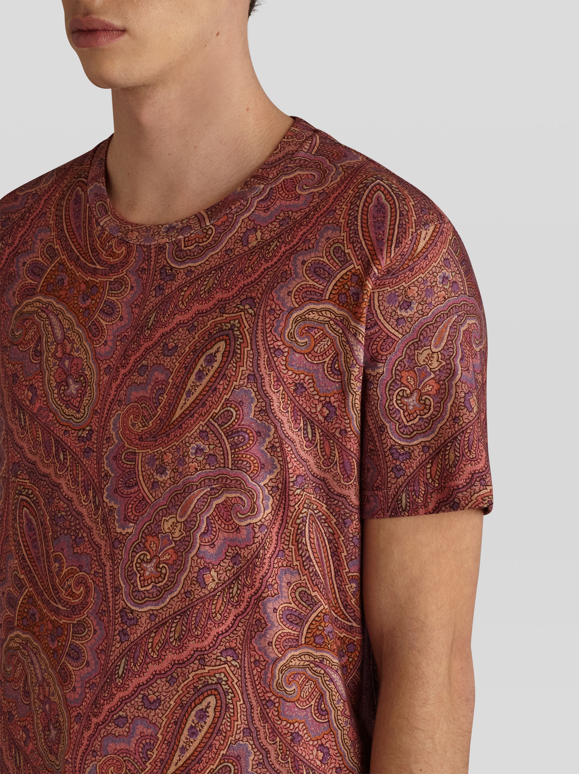 PAISLEY COTTON T-SHIRT - 3