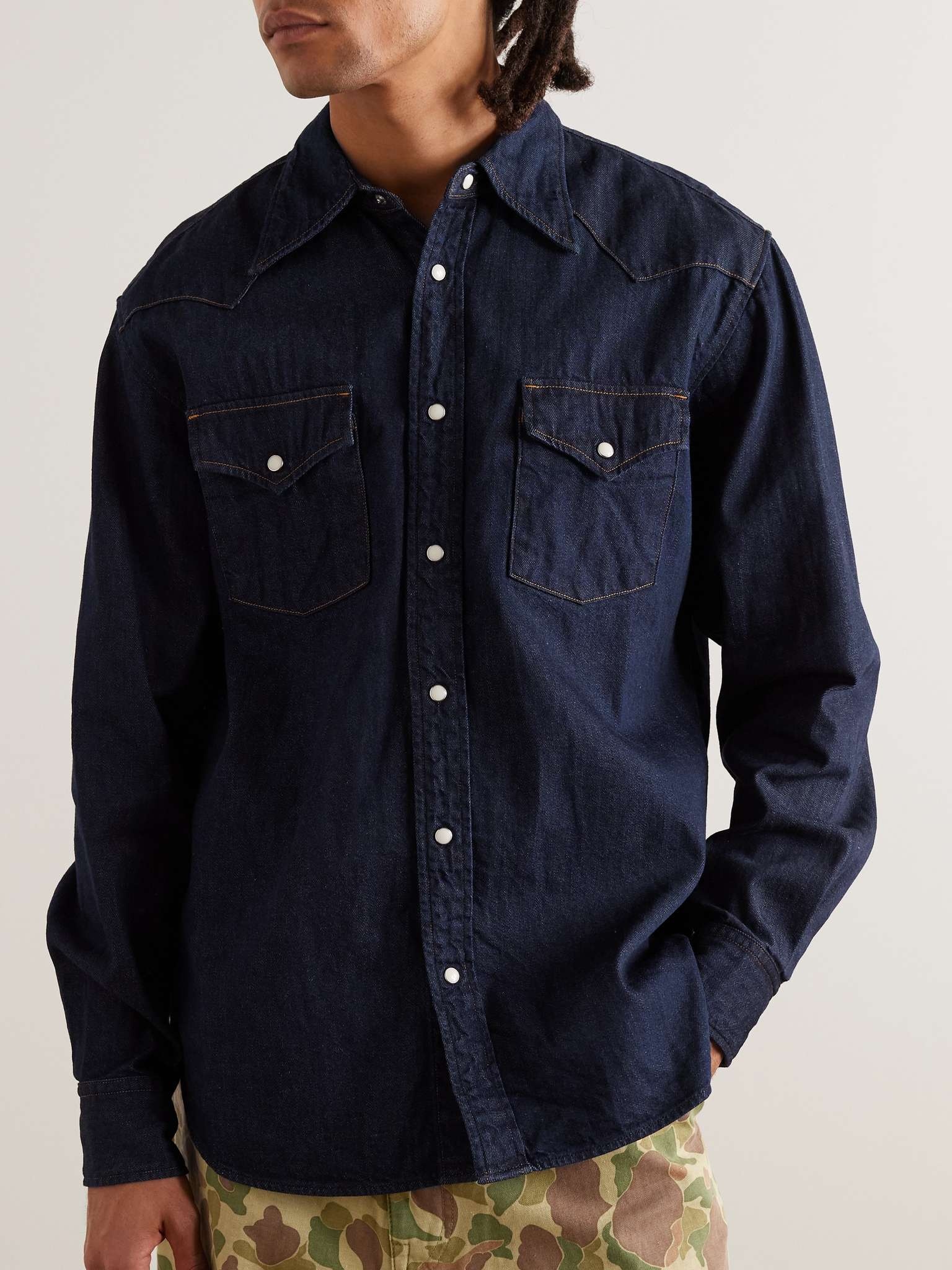 Denim Western Shirt - 3