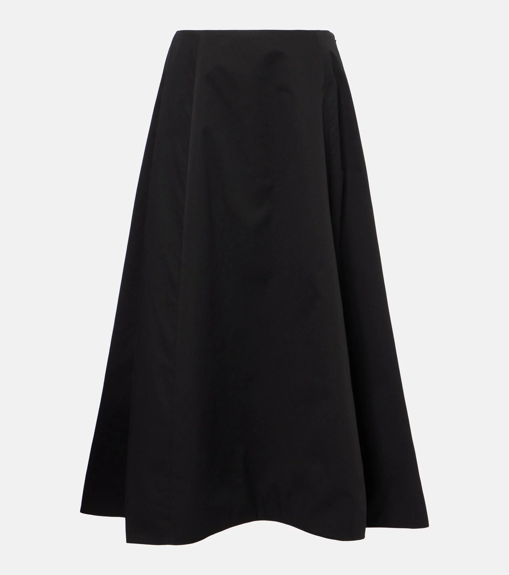 Cotton twill midi skirt - 1