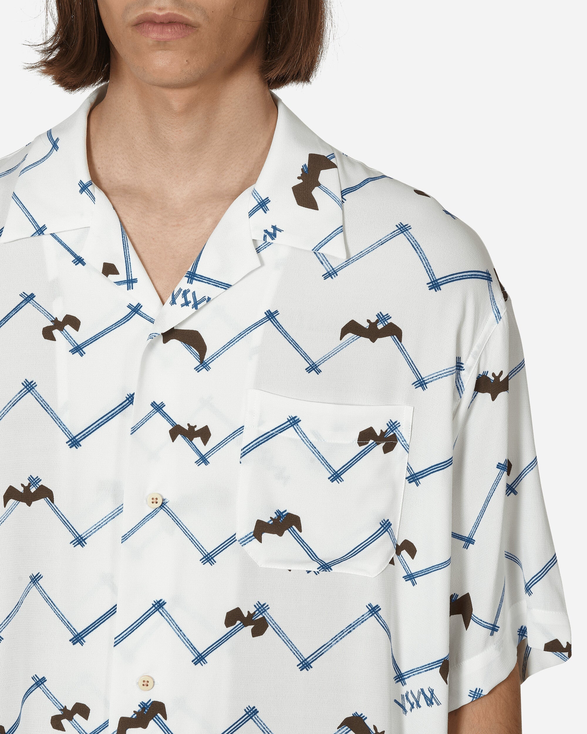 Visvim COPA SHIRT BATS 3ヴィズヴィム Visvim Bat Copa Shirt White – NOMAD