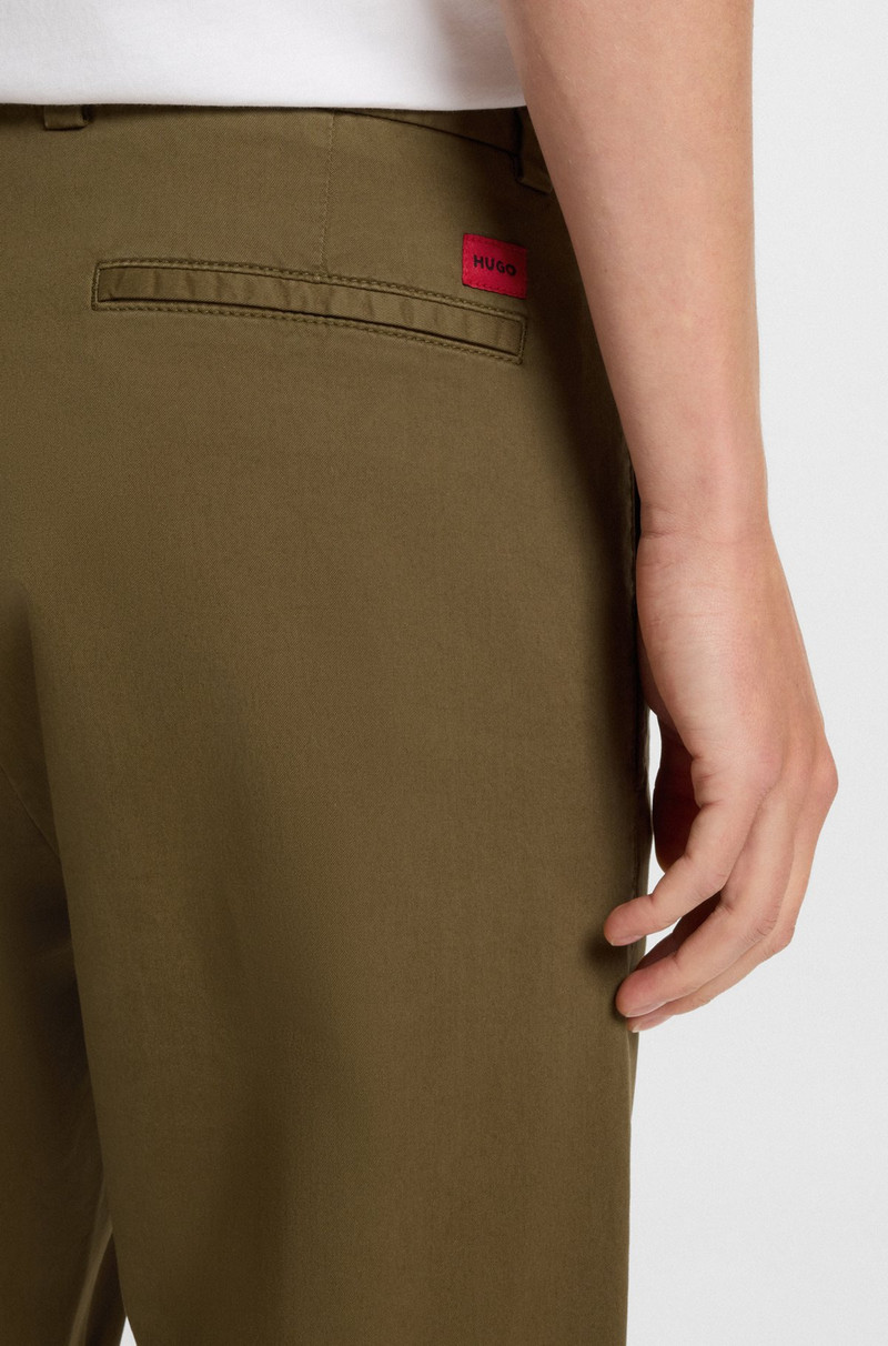 SLIM-FIT TROUSERS IN STRETCH-COTTON GABARDINE 5