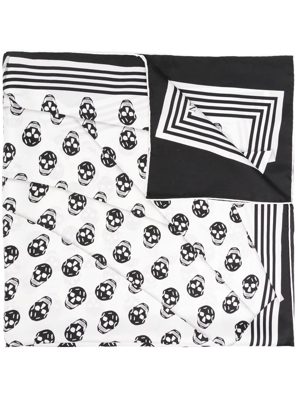 skull-print scarf - 1