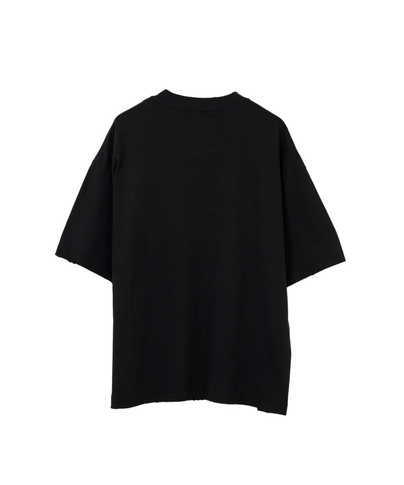 Happy Face Printed Distressed T-shirt 22