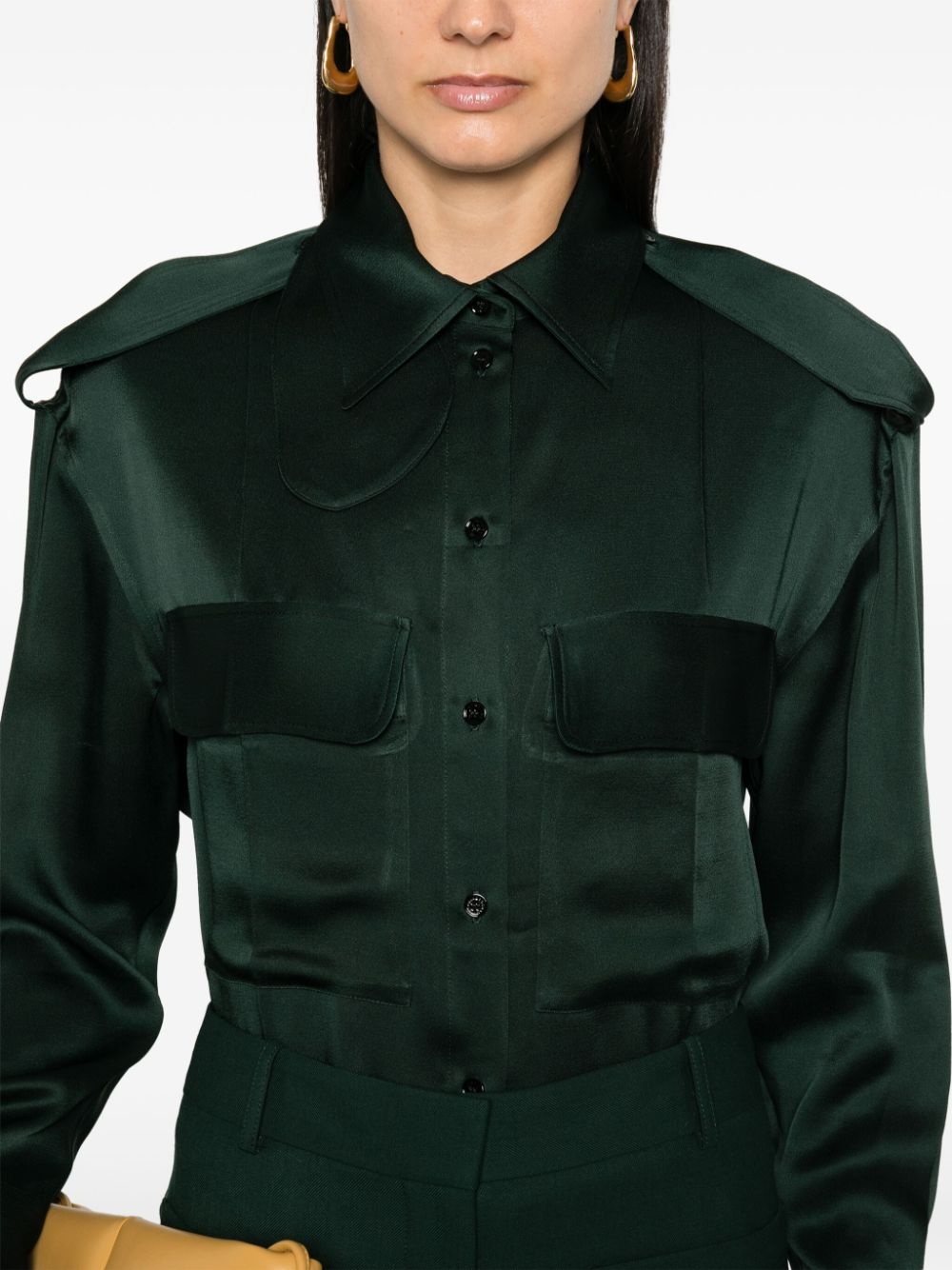 crepe shirt - 5