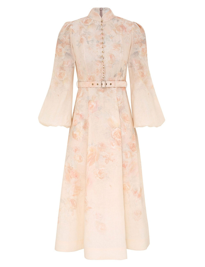 CRUSH BUTTONED MIDI DRESS 1