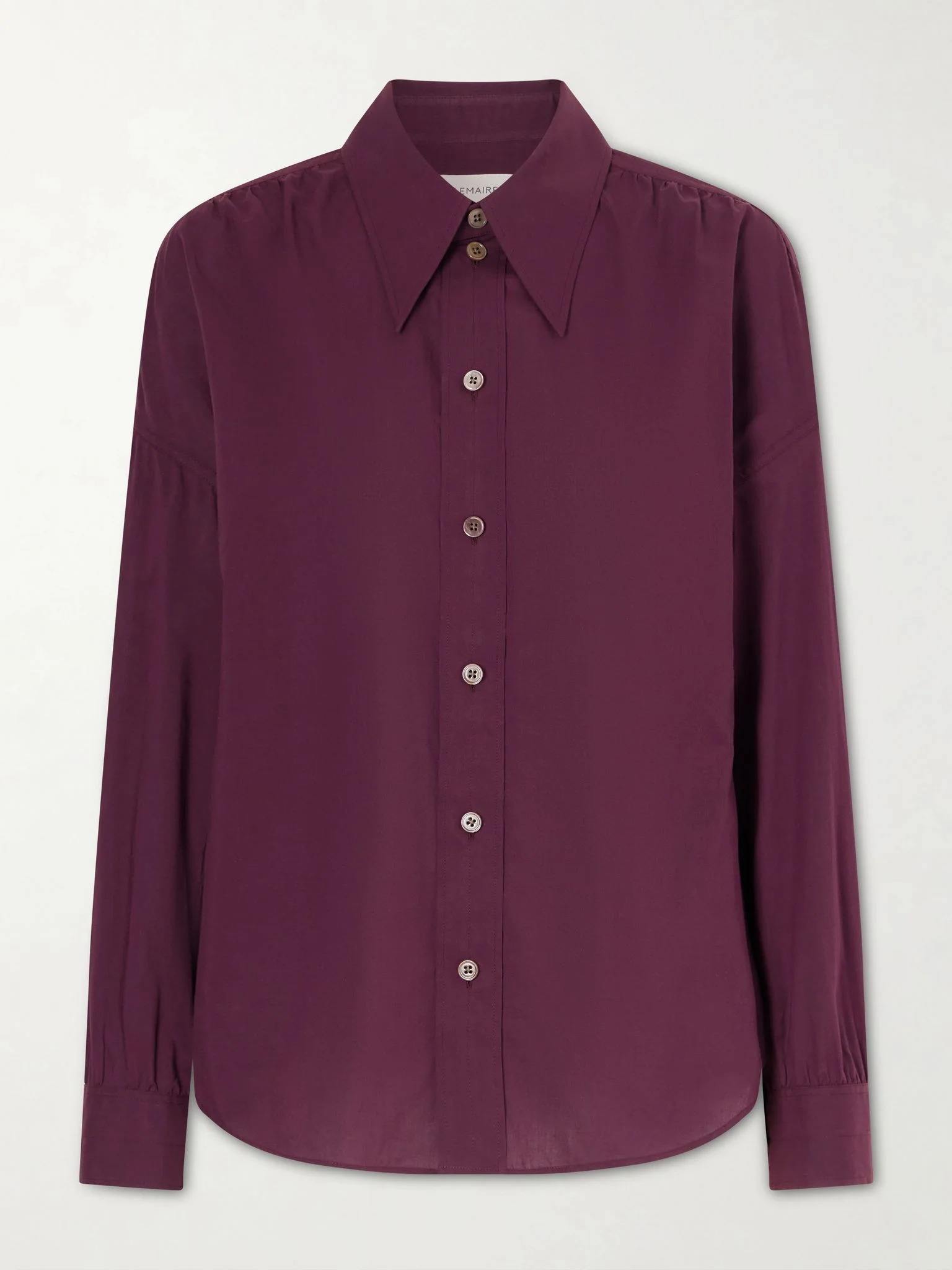 Cotton-muslin shirt Grape - 1