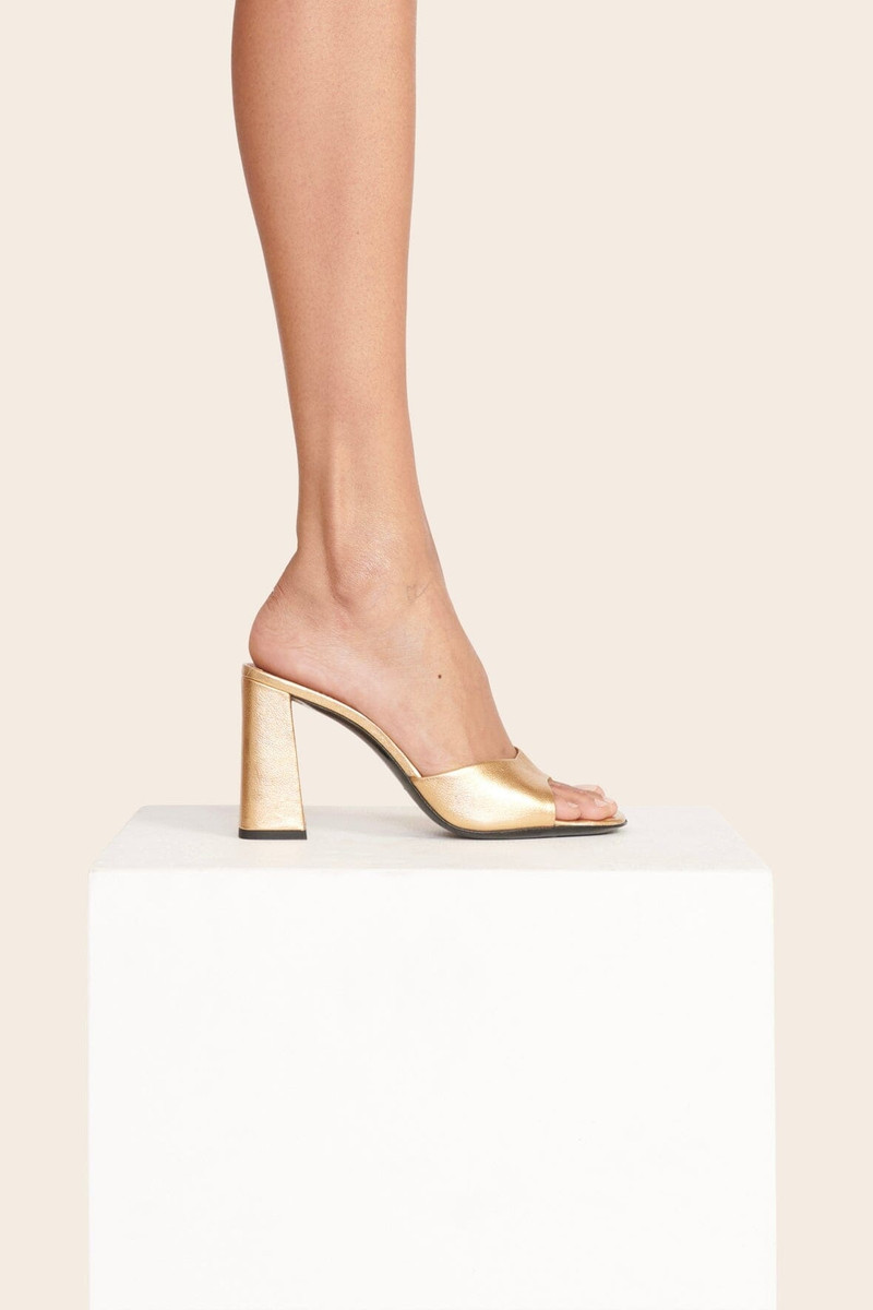 STAUD STAUD SLOANE HEEL GOLD outlook