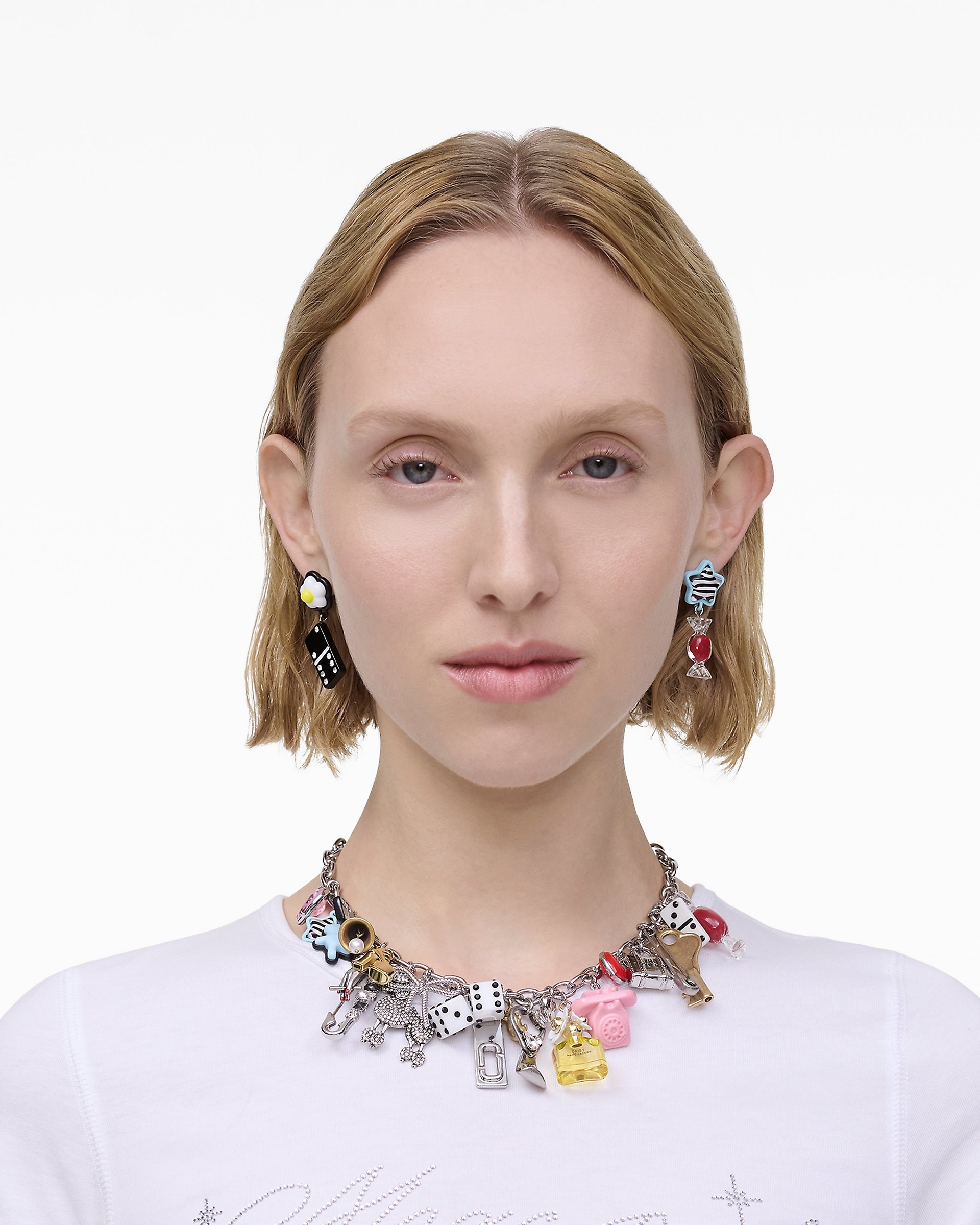 THE STICKER CHARM STATEMENT NECKLACE - 2
