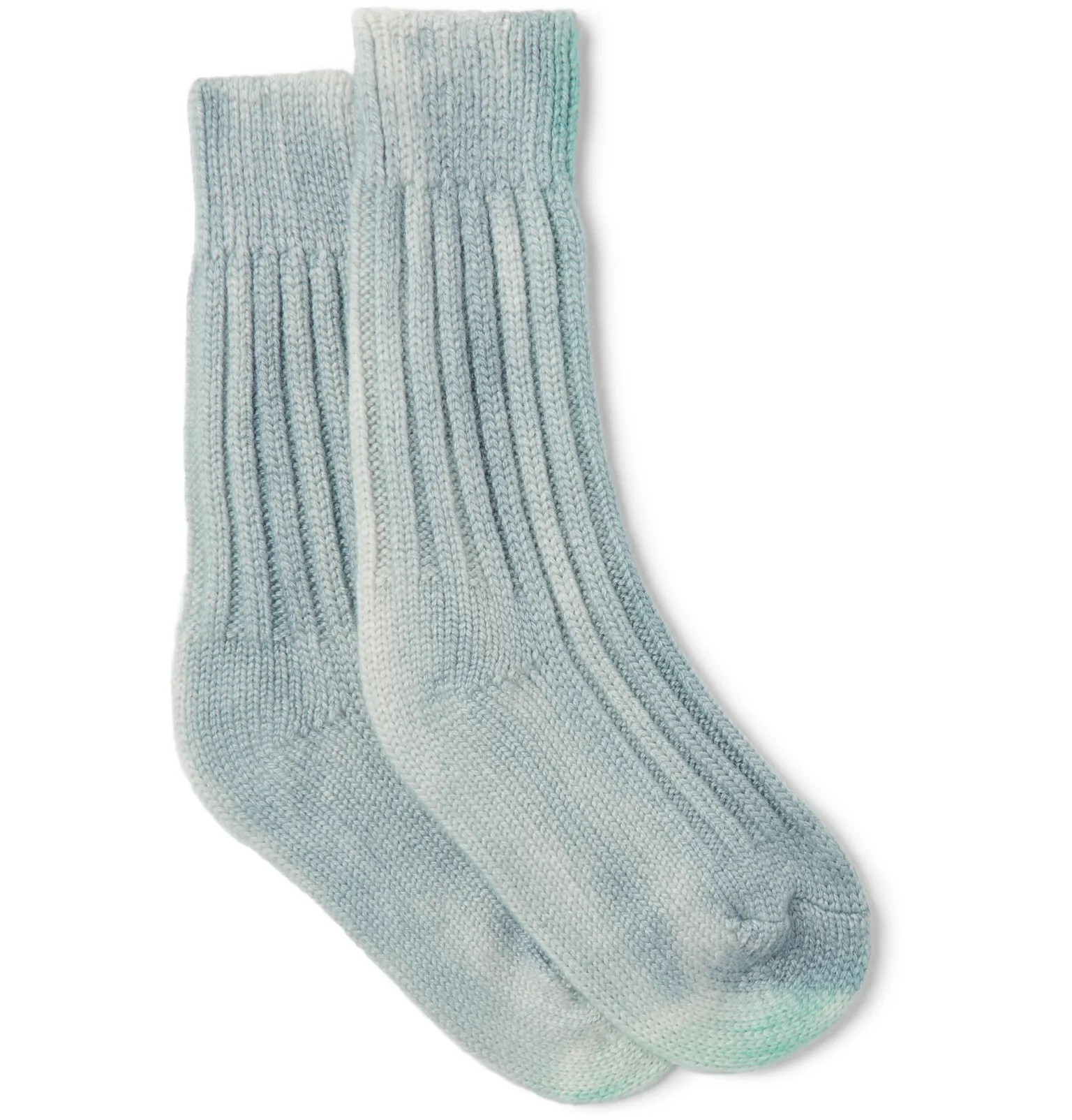 Yosemite Tie-Dyed Cashmere Socks - 1