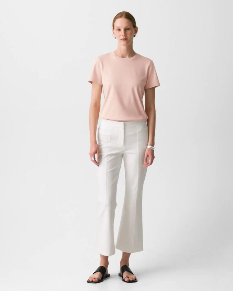 Seamed Kick Pant in Stretch Cotton-Blend 6