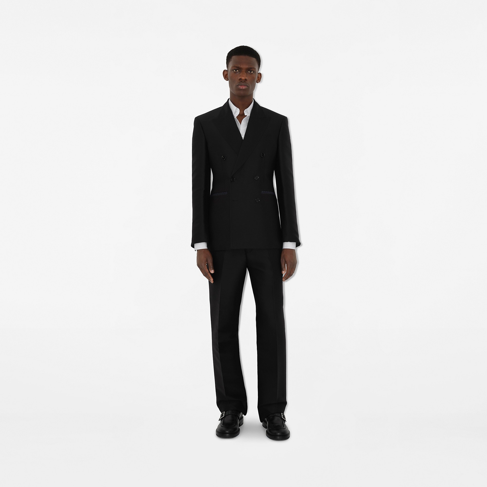 Wool Silk Tailored Trousers - 2