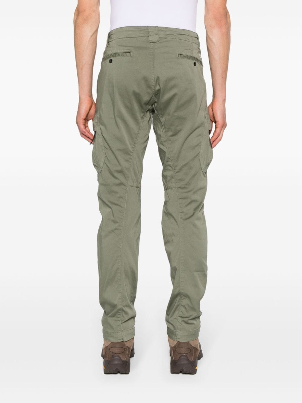mid-rise cargo trousers - 4