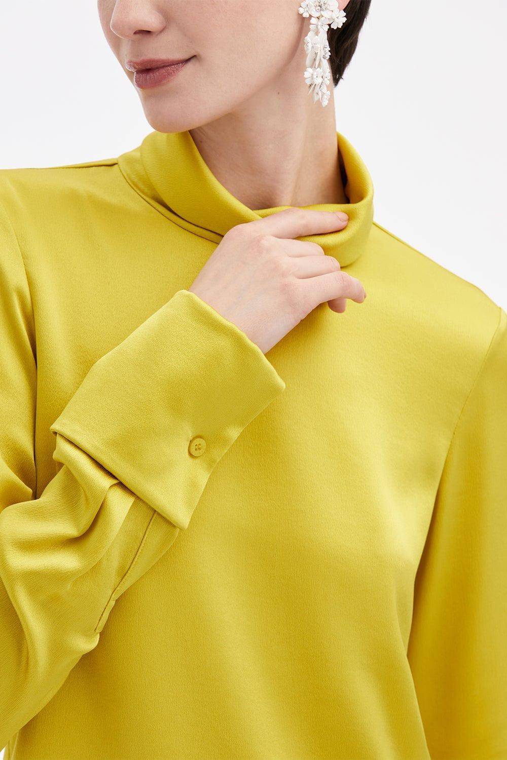 Mock Neck Blouse - 5