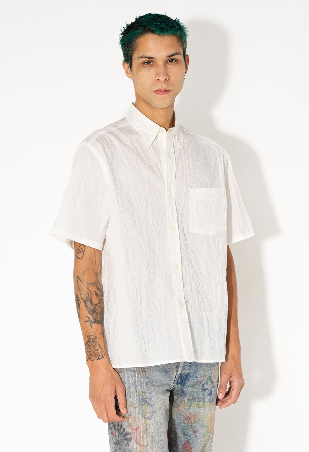 CRINKLED SS SHIRT - 6