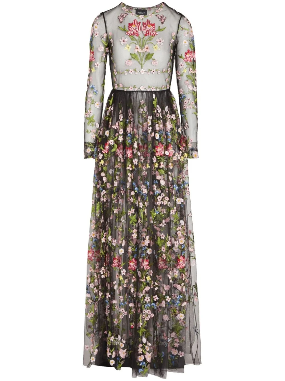 botanical tulle dress - 1