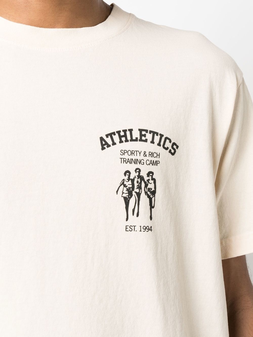 Athletics logo-print T-shirt - 5