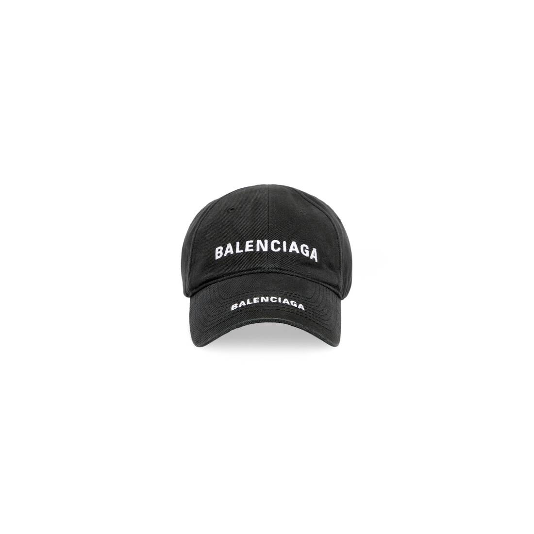 Double Logo Cap in Black Faded - 1