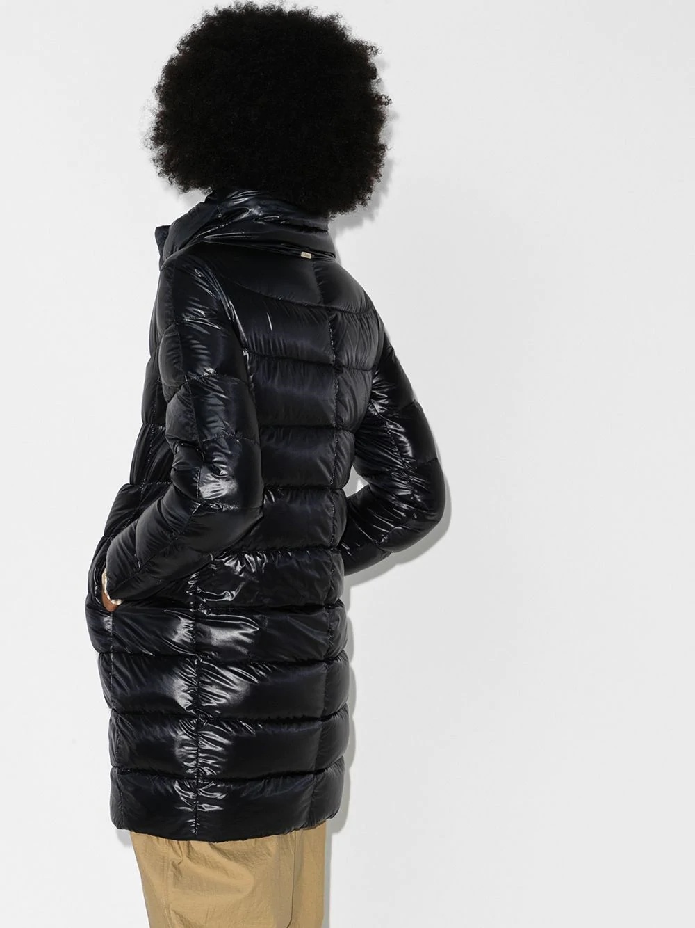 longline puffer jacket - 3