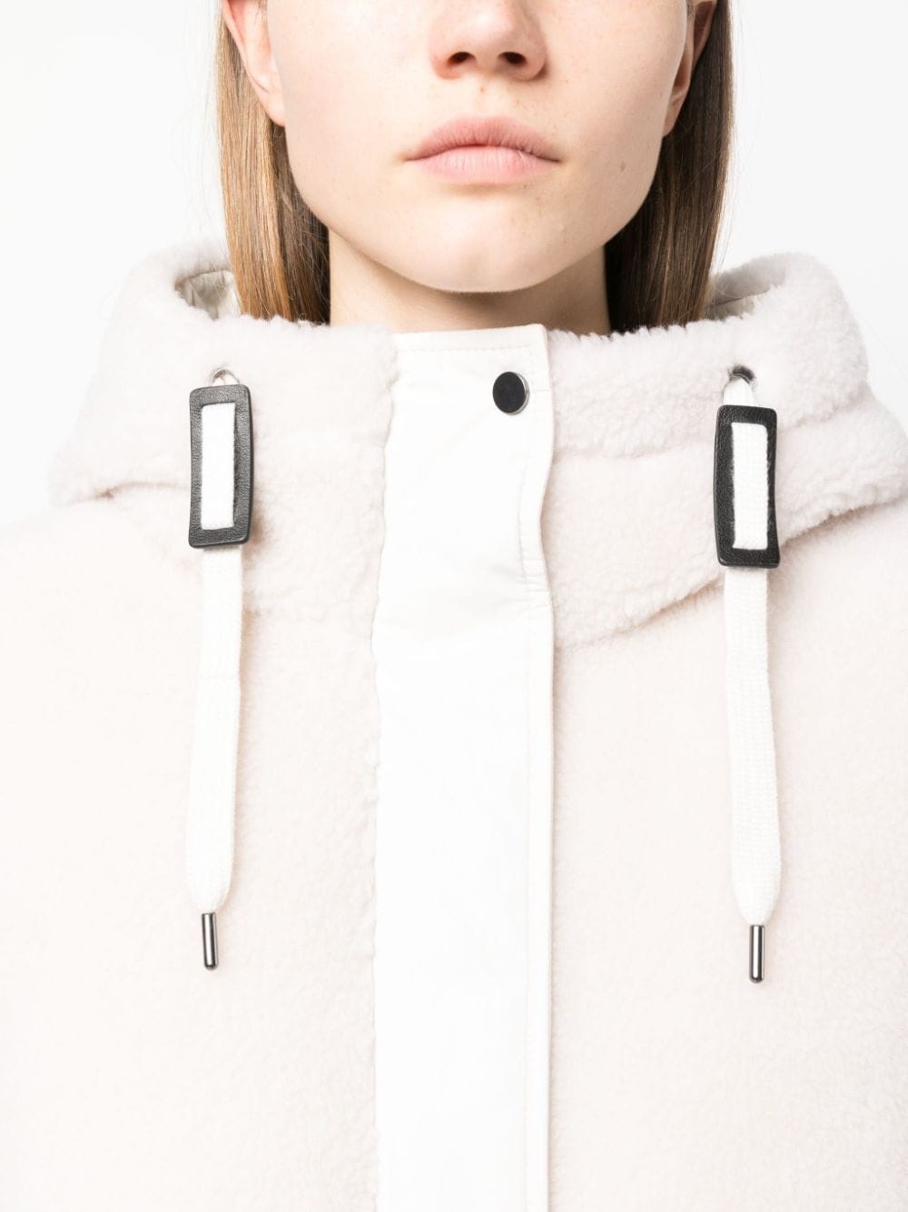 faux-fur hooded gilet - 5