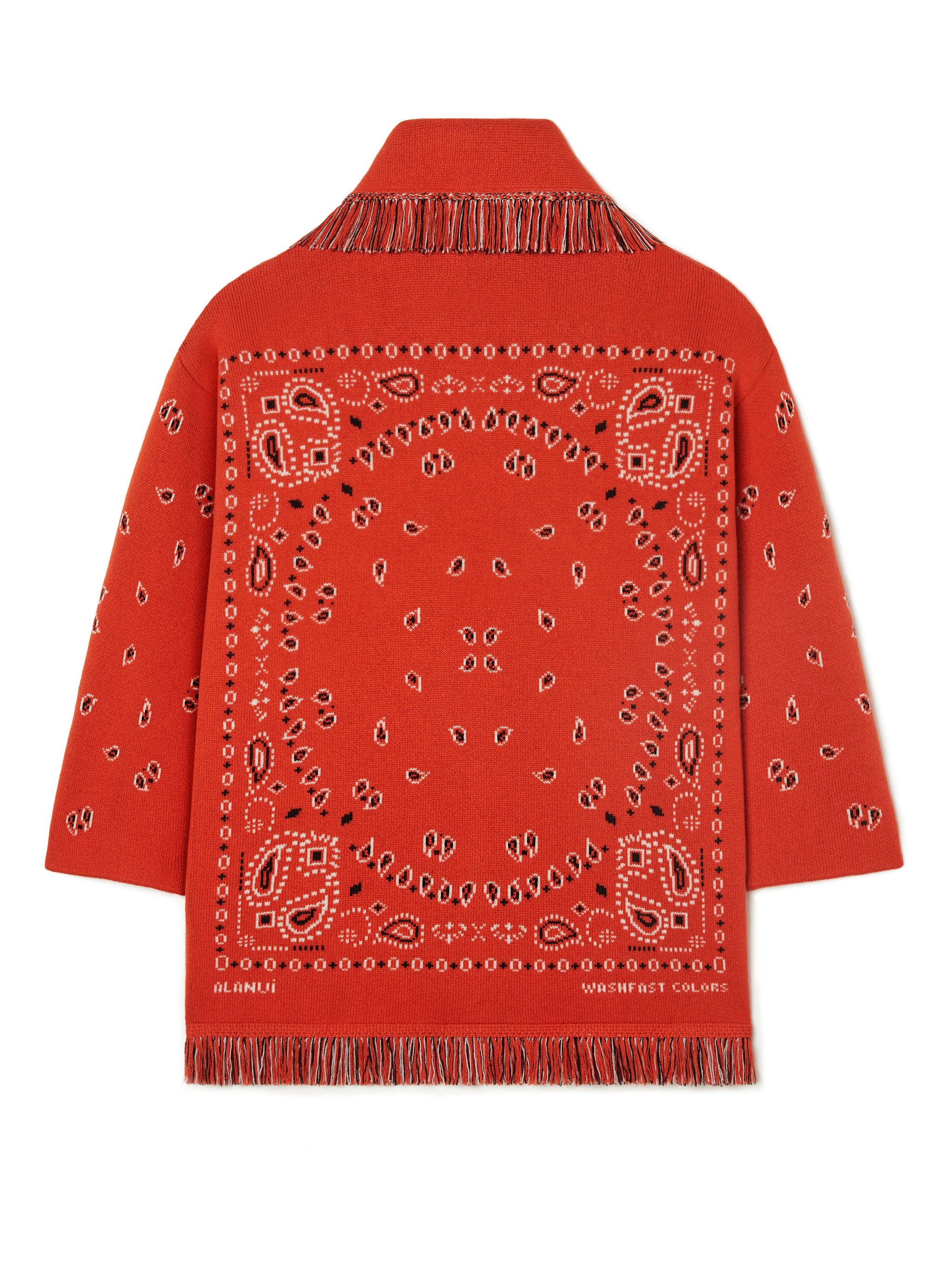 Bandana Jacquard Cardigan - 3