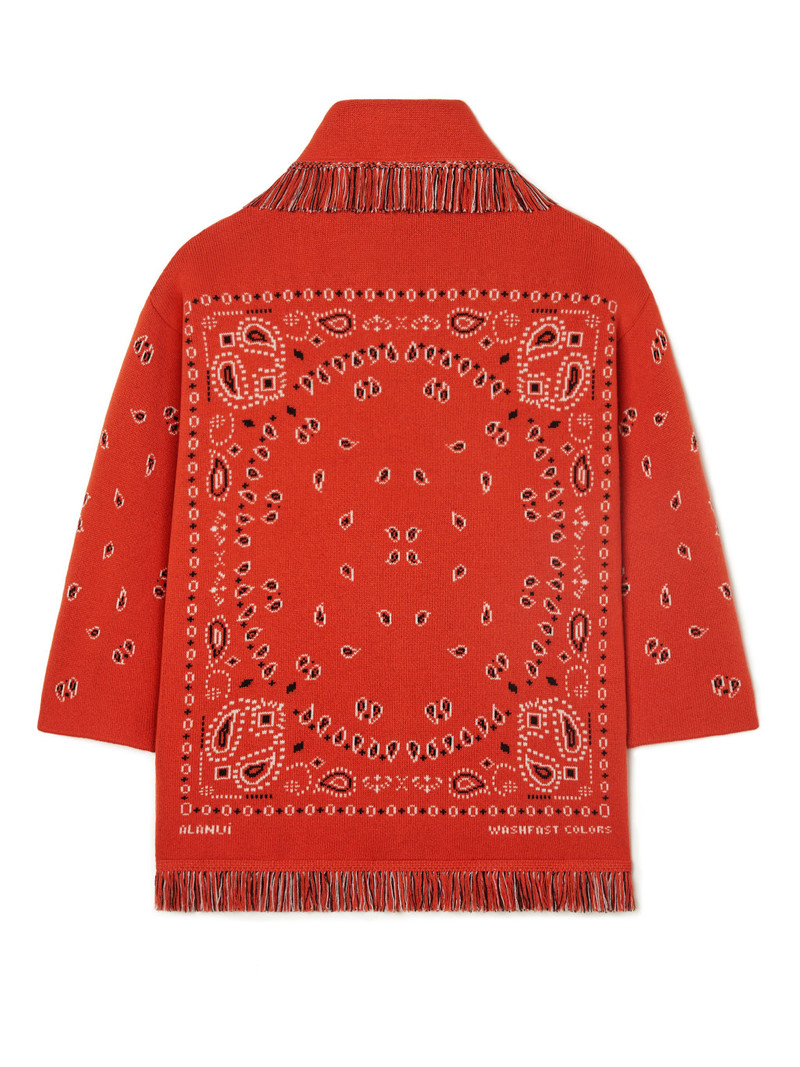 Bandana Jacquard Cardigan 3