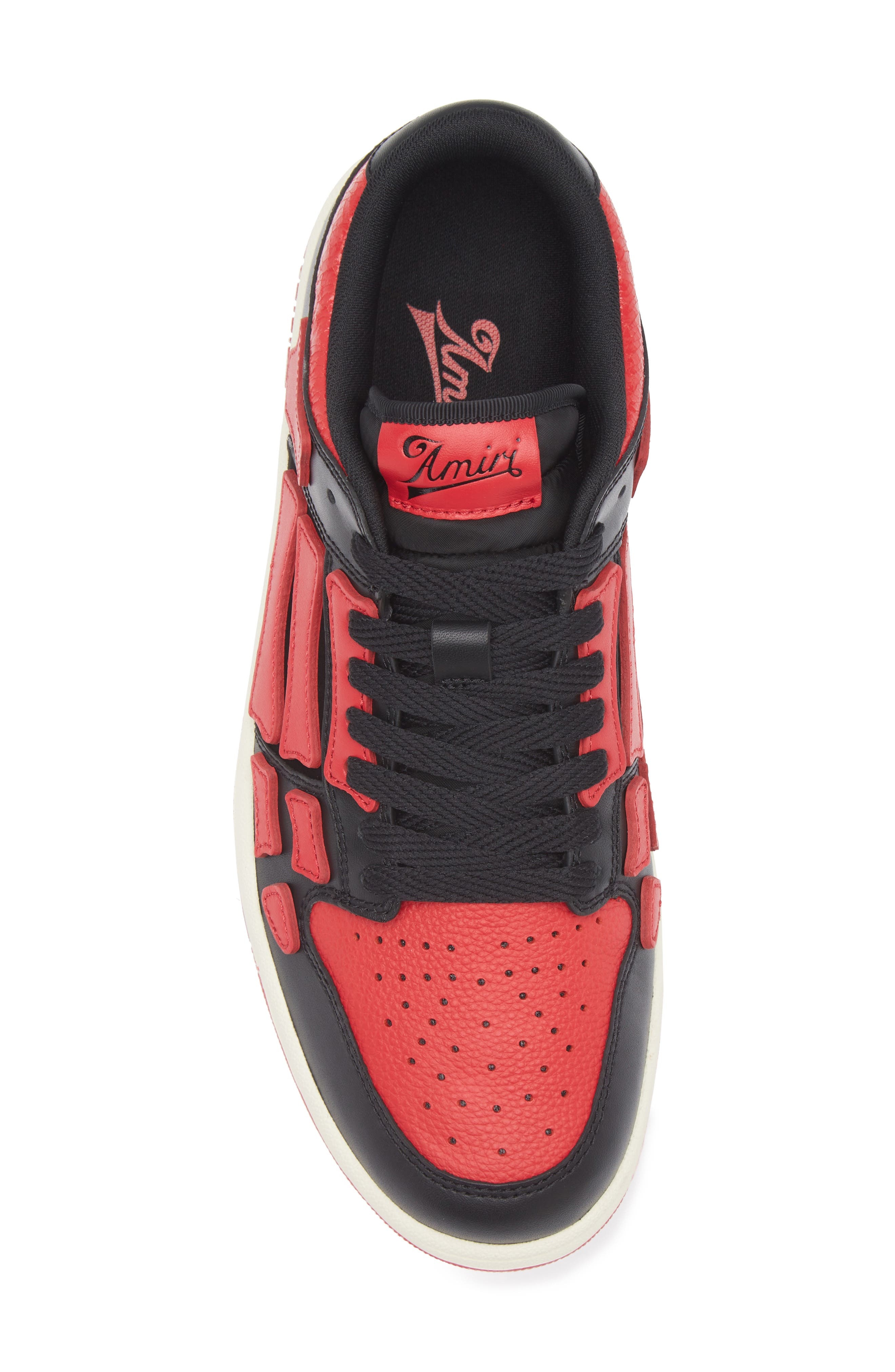AMIRI Skeleton Low Top Sneaker in Varsity Red at Nordstrom - 5