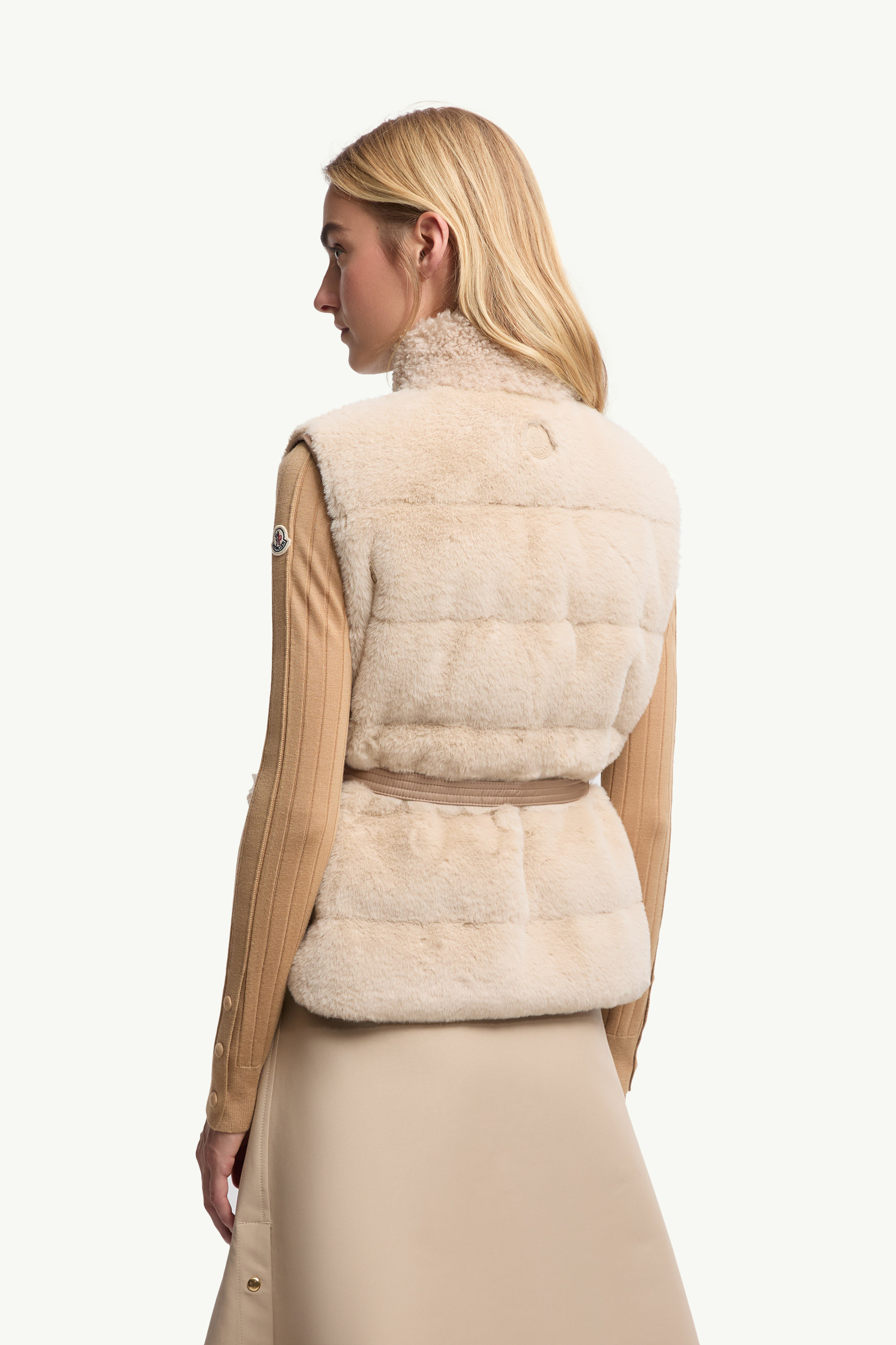 Joui Faux Fur & Teddy Down Vest - 5