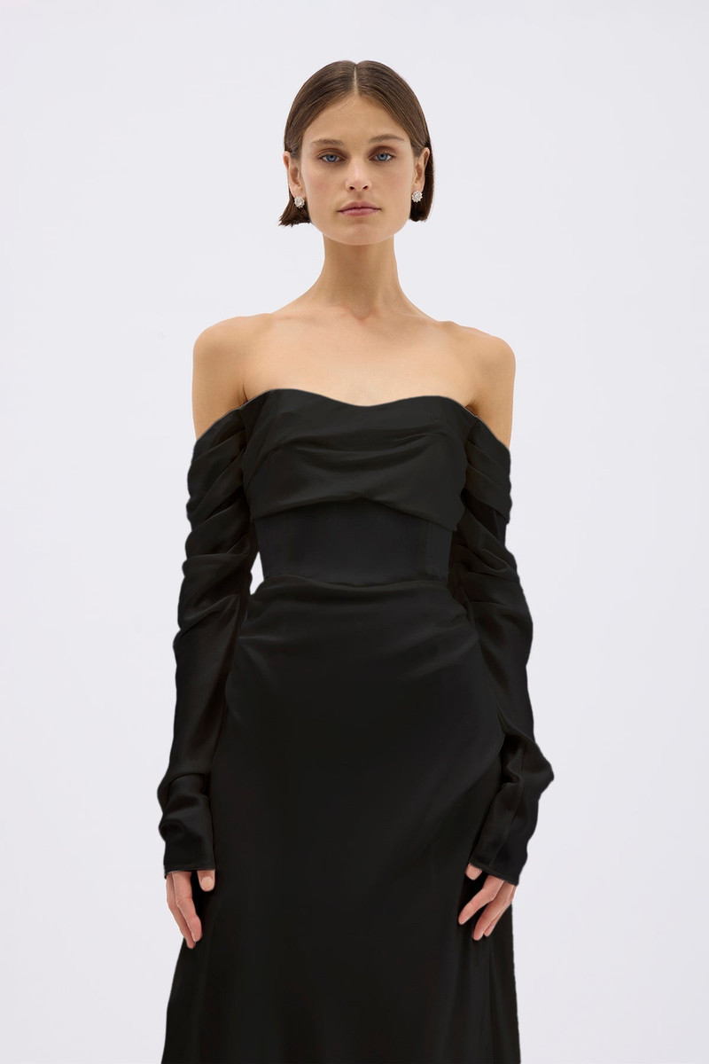 RACHEL GILBERT LUCIEN SLEEVE GOWN outlook