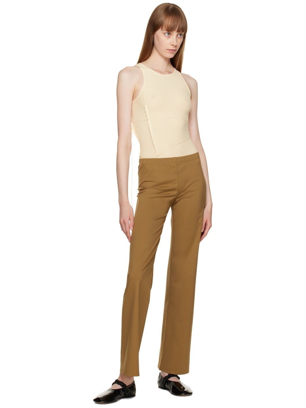 Off-White Tie Bodysuit - 5