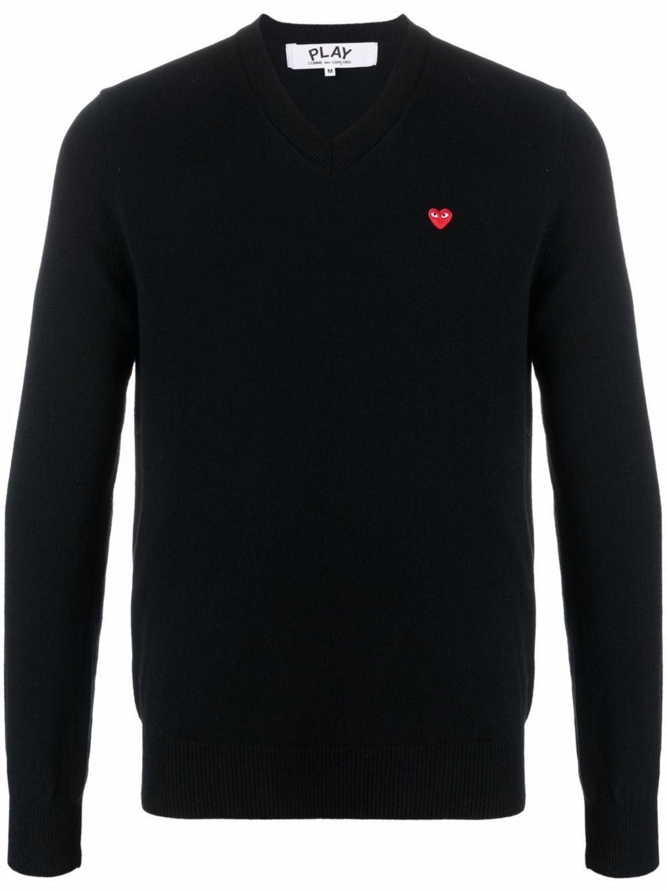 logo-patch wool jumper - 1