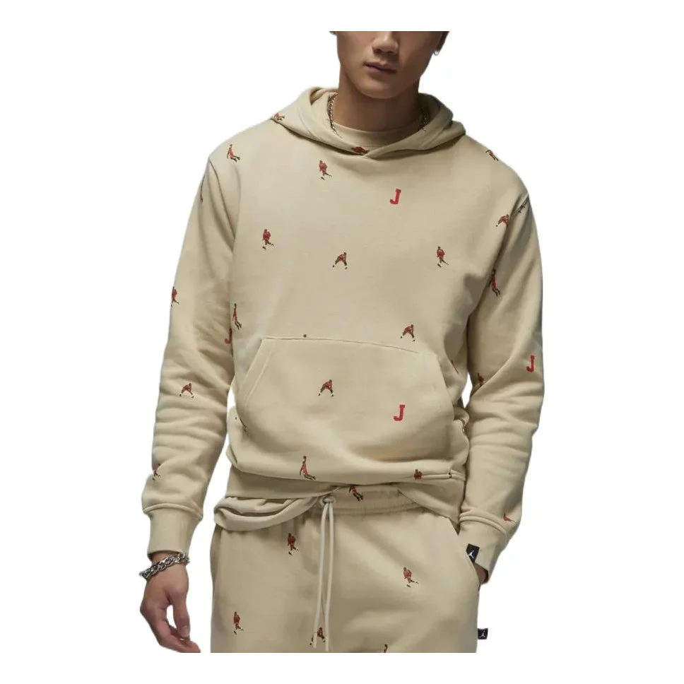Air Jordan Holiday Jumpman Fleece Pullover Hoodie 'Tan' DV9393-206 - 1