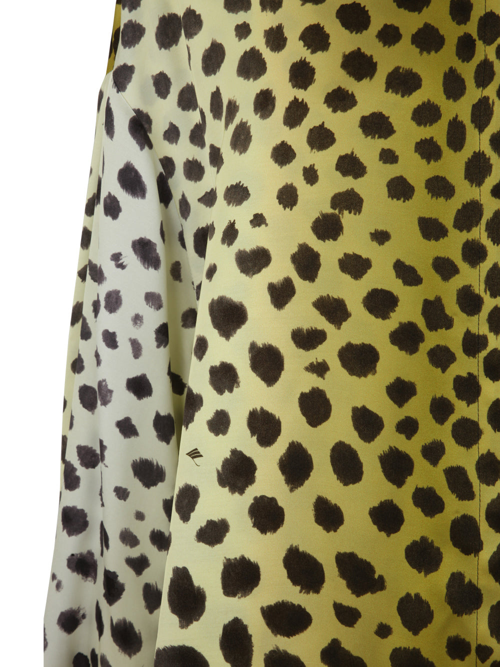 The Attico Women Kota Cheetah Printed Fluid Satin Shirt - 3