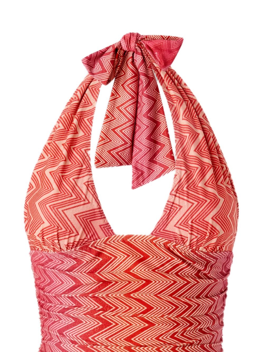 zigzag-print swimsuit - 2