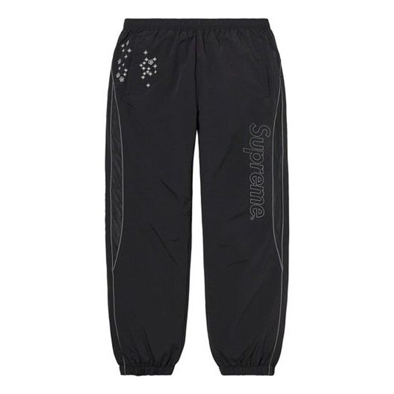 Supreme AOI Glow-In-the-Dark Track Pants 'Black White' SUP-SS22-120 - 1