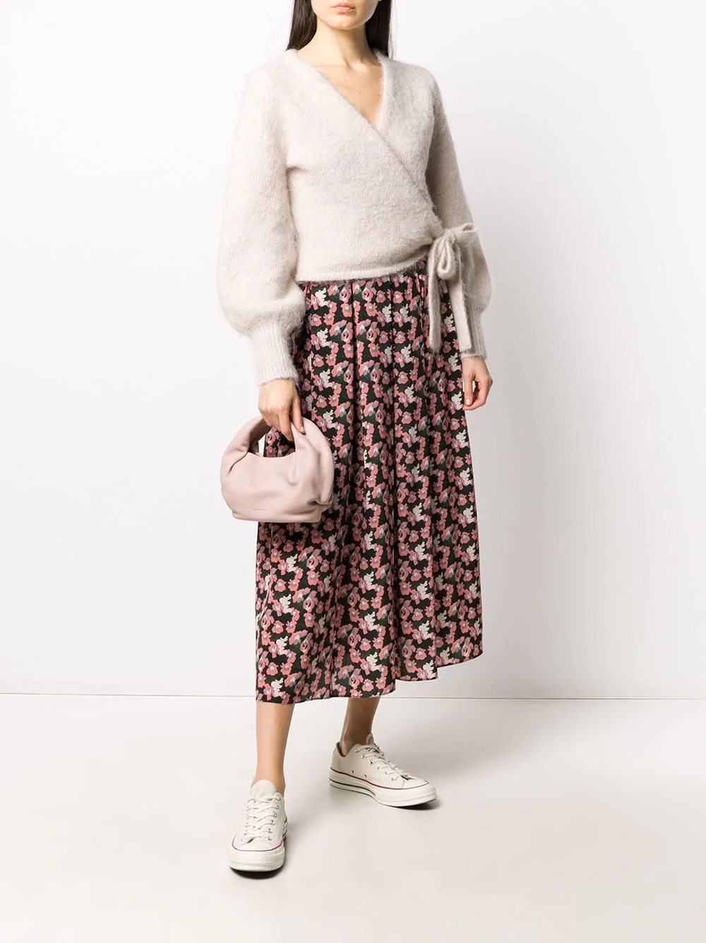 floral print skirt - 2