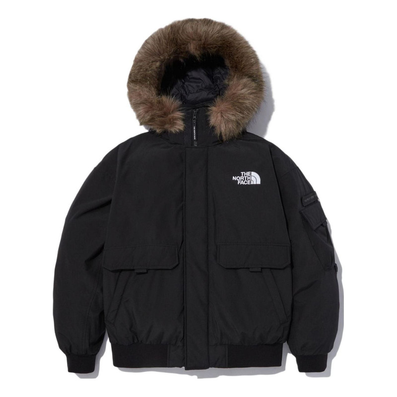 THE NORTH FACE Logo Polar Air Down Bomber Jacket 'Black' NJ1DN86A - 1