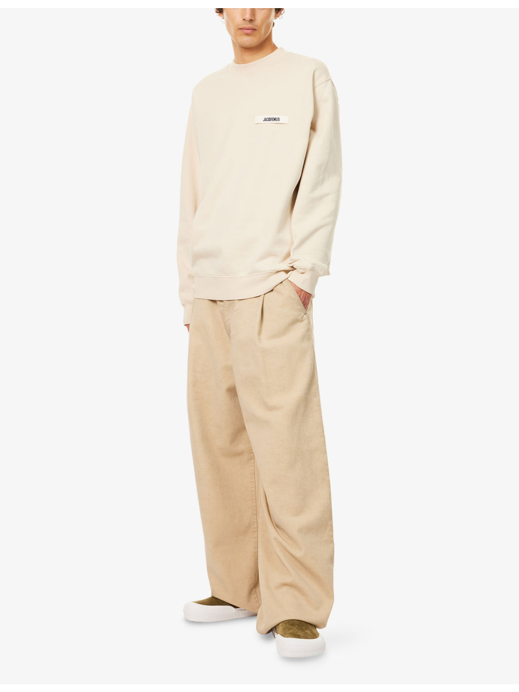 Gros Grain Crewneck Cotton-Jersey Sweatshirt - 2