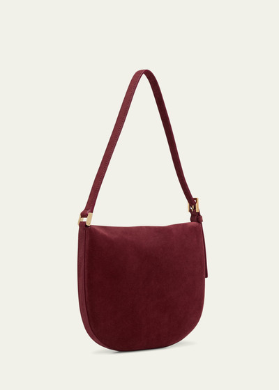 SAVETTE The Tondo Suede Hobo Bag outlook