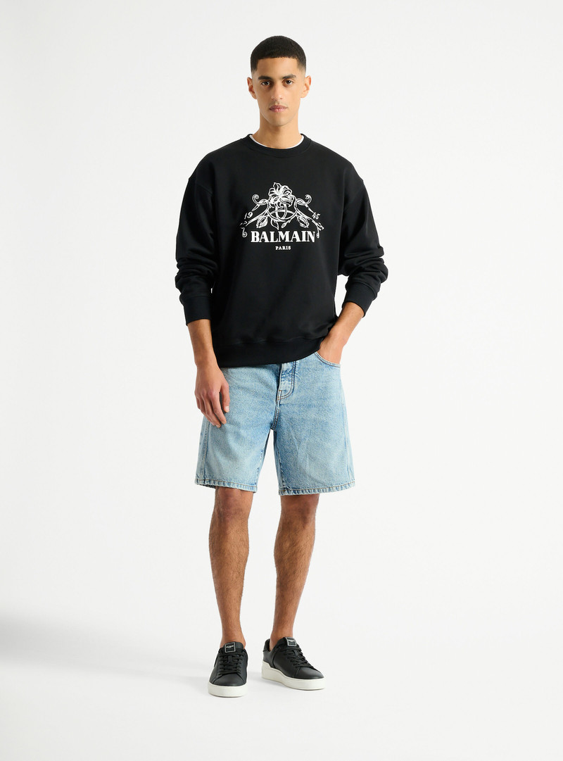 Balmain Printed Balmain Vine sweatshirt outlook