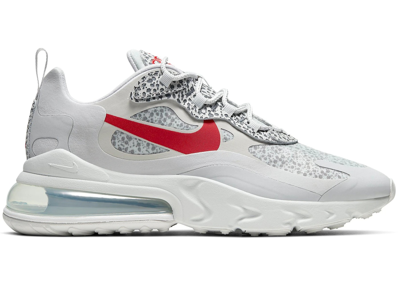 Nike Air Max 270 React Safari Grey Red - 1