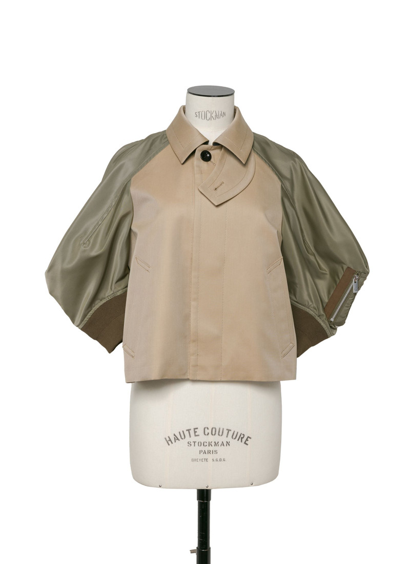 sacai Cotton Gabardine x Nylon Twill Jacket outlook
