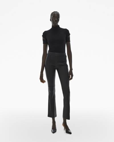 Helmut Lang CROPPED FLARE LEATHER PANT outlook
