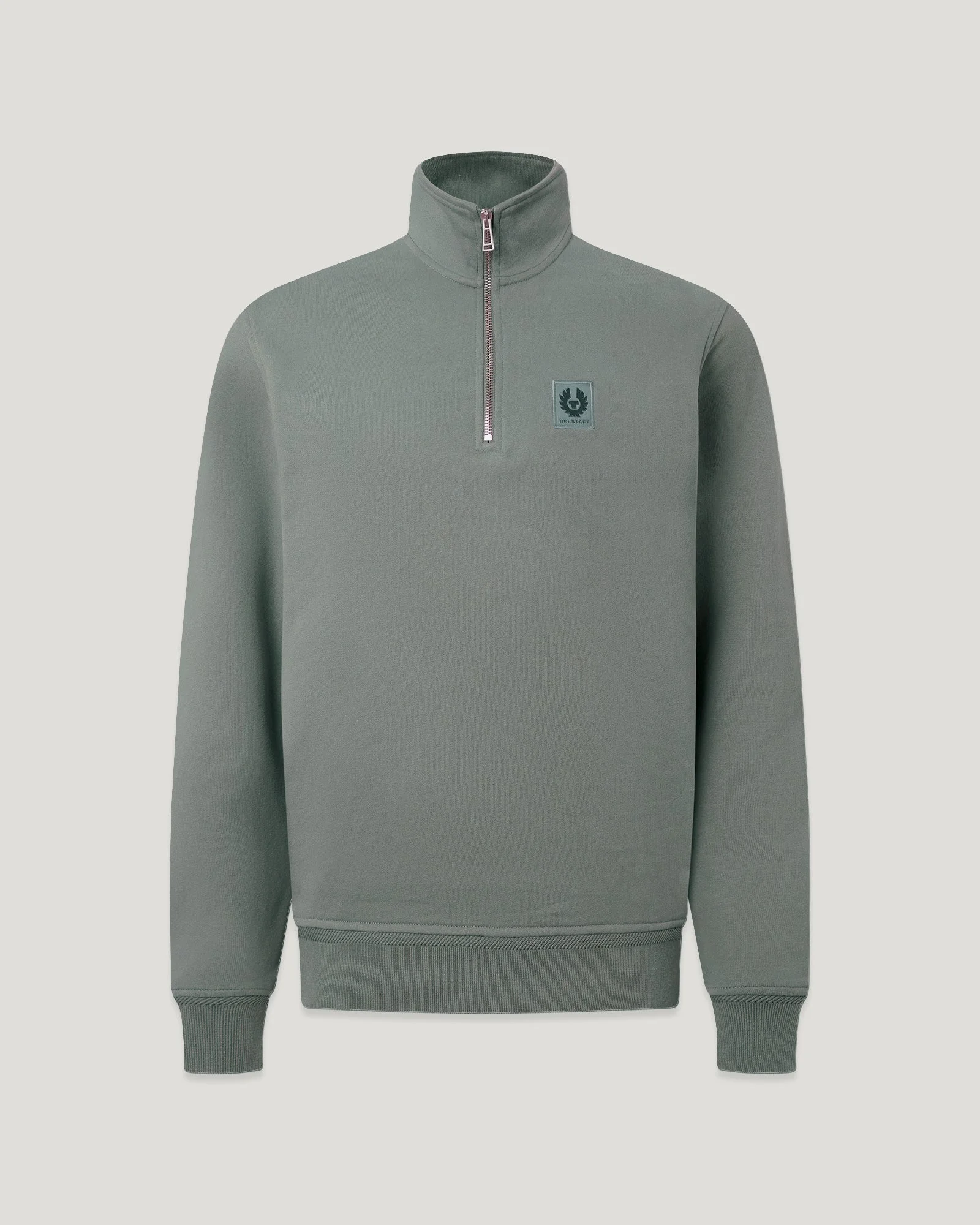 BELSTAFF QUARTER ZIP SWEATSHIRT - 1