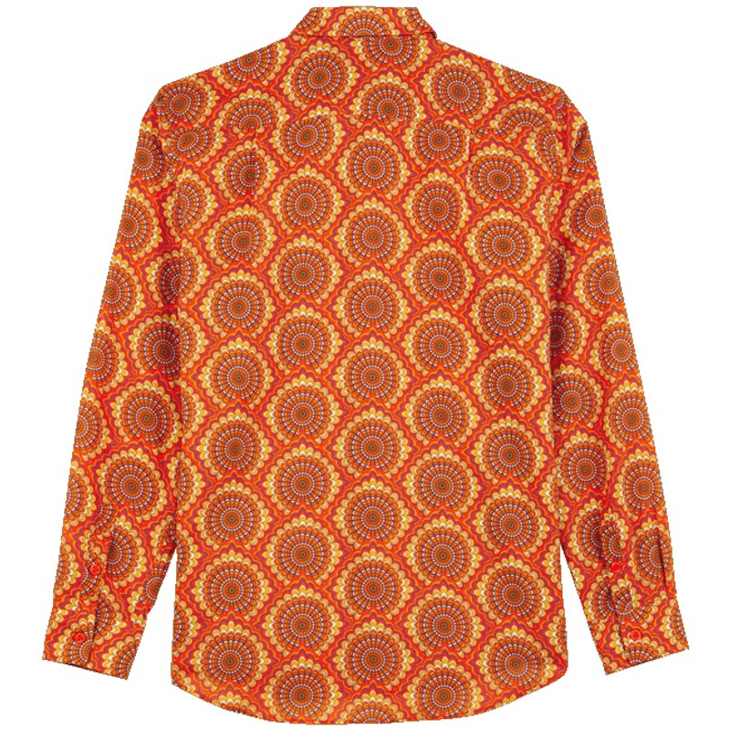 Vilebrequin Unisex Cotton Voile Summer Shirt 1975 Rosaces outlook