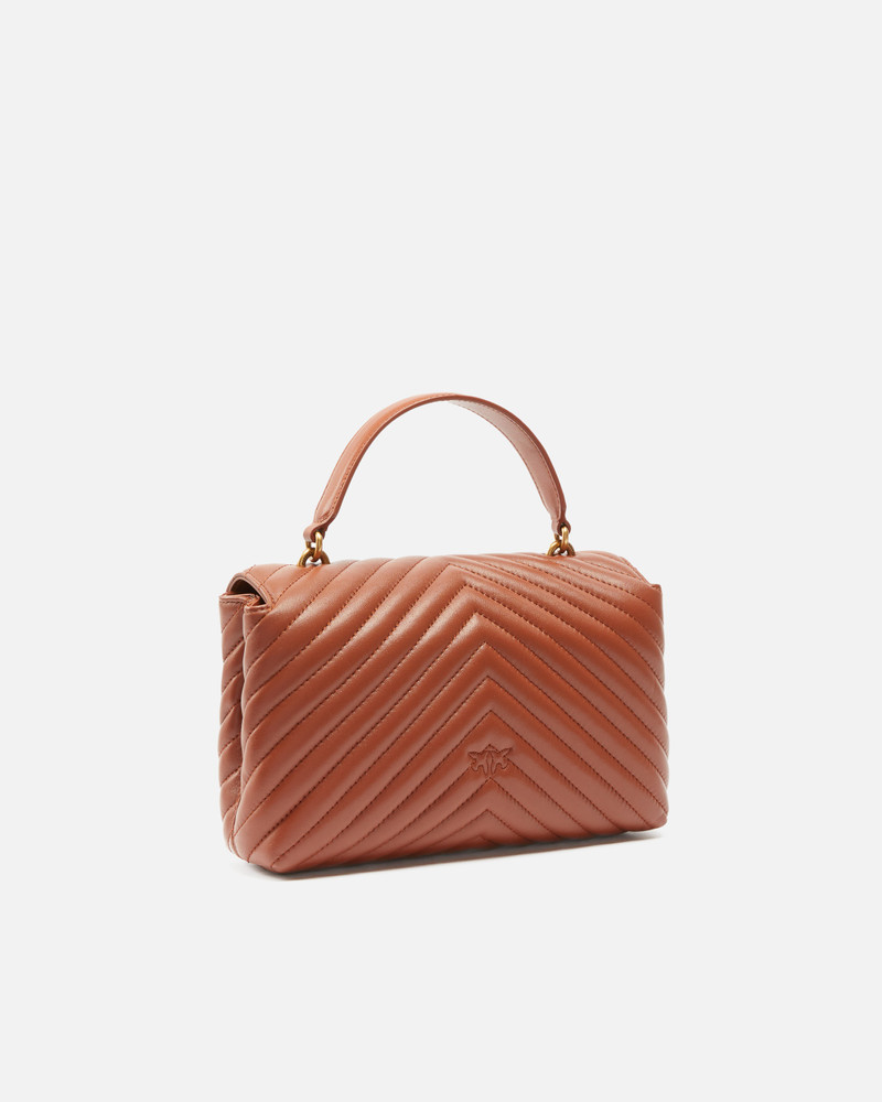 PINKO CLASSIC LADY LOVE BAG PUFF CHEVRON outlook