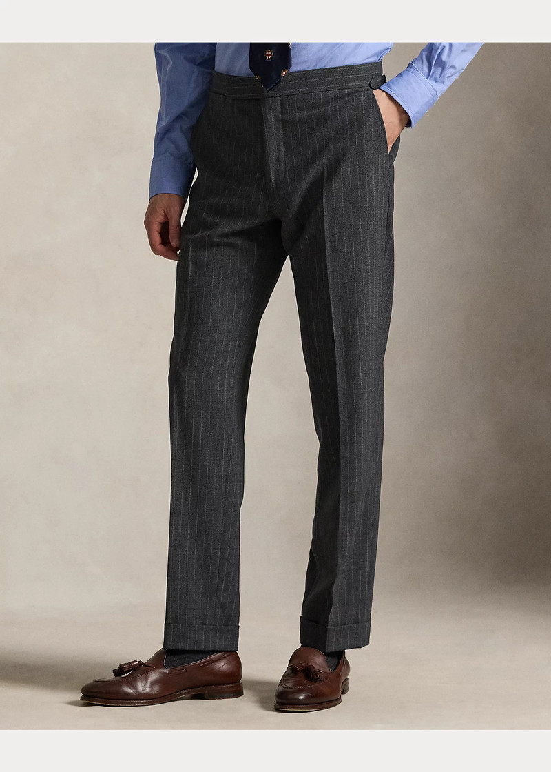 Polo Tailored Fit Rope-Stripe Wool Suit 7